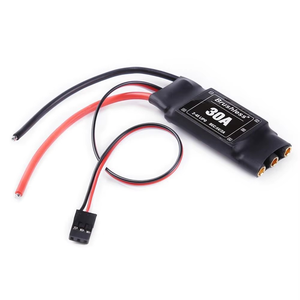 30A 2-4S Brushless Motor ESC Speed Controller For RC Plane Helicopter Aircraft B