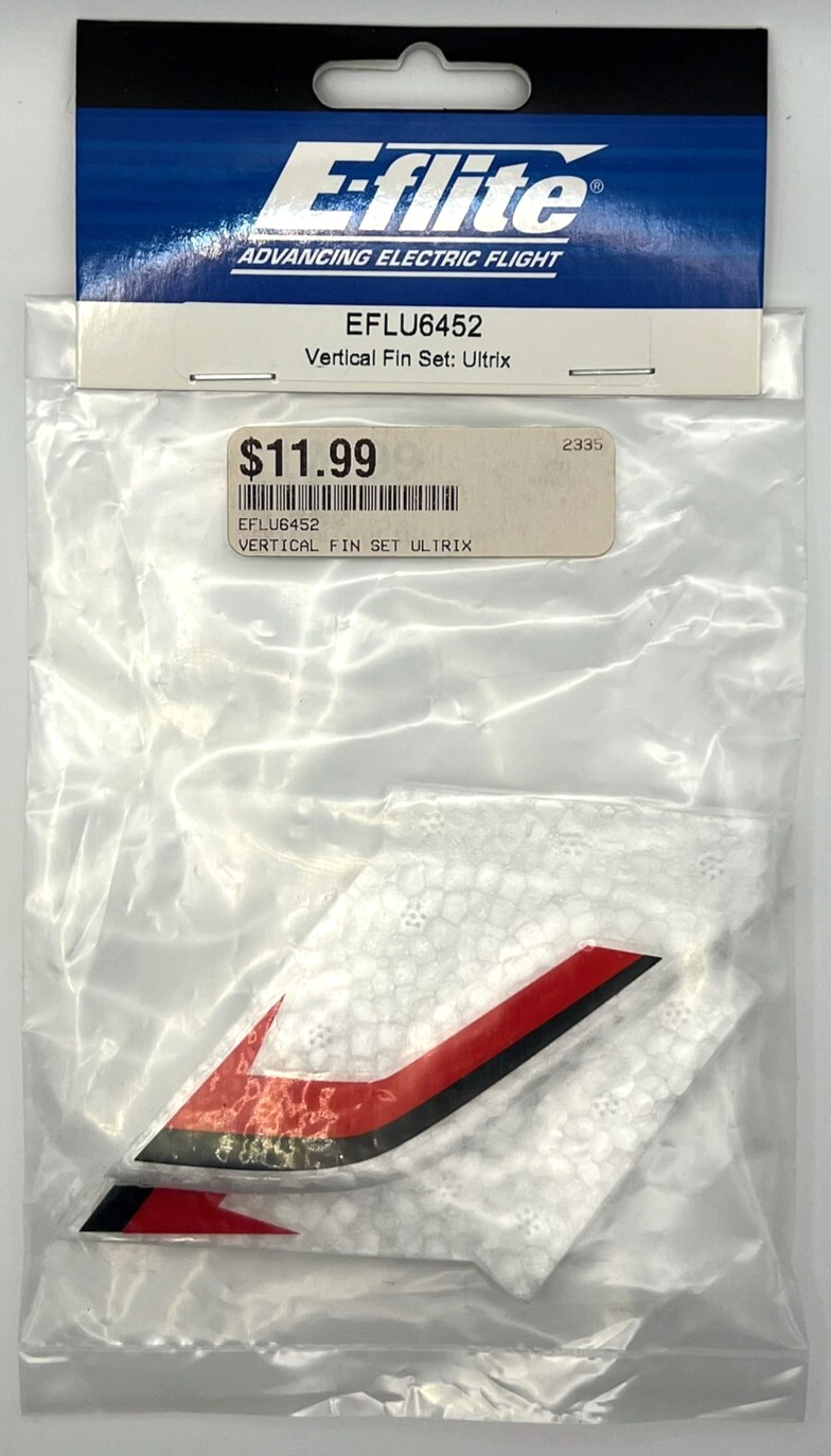 E-Flite EFLU6452 Vertical Fin Set (for Ultrix) New