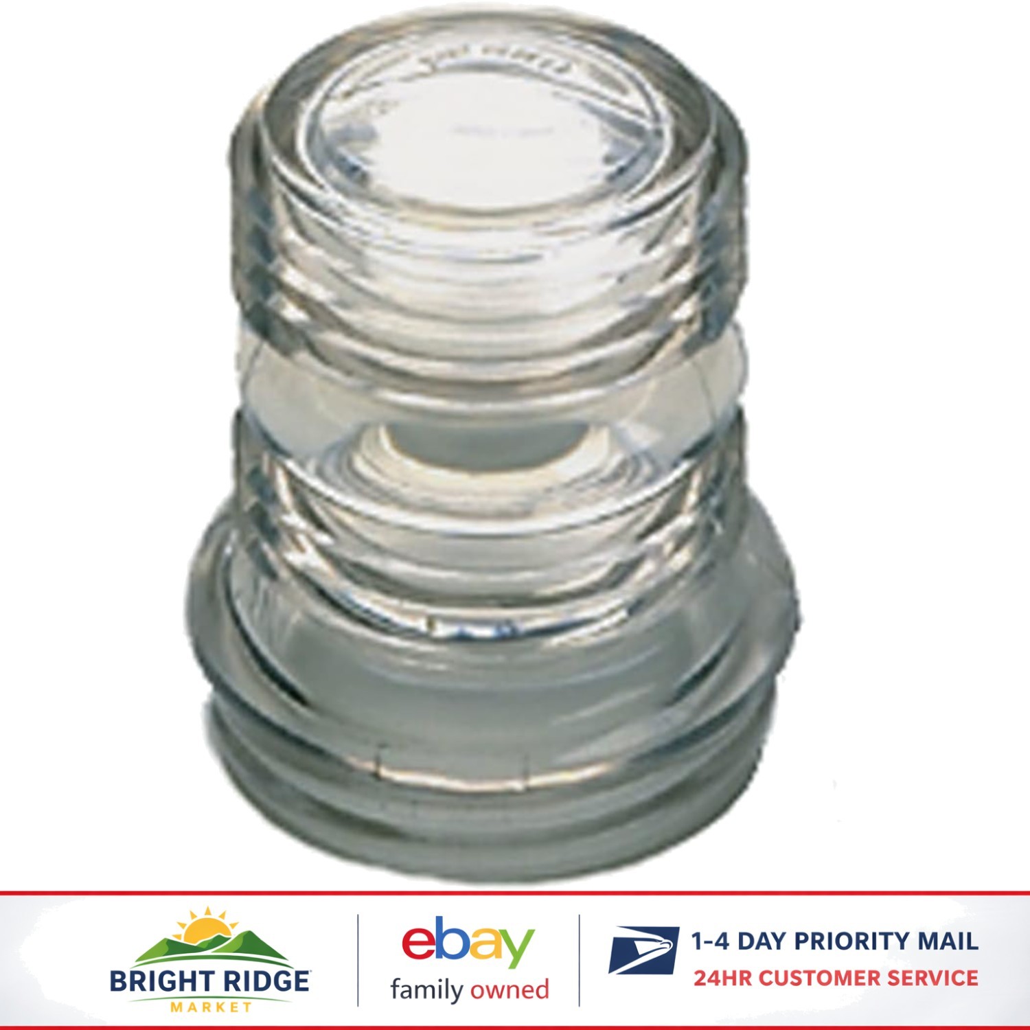 Universal Fit Clear Lens for All-Round Lights Designed for Boats Under 20 Meters