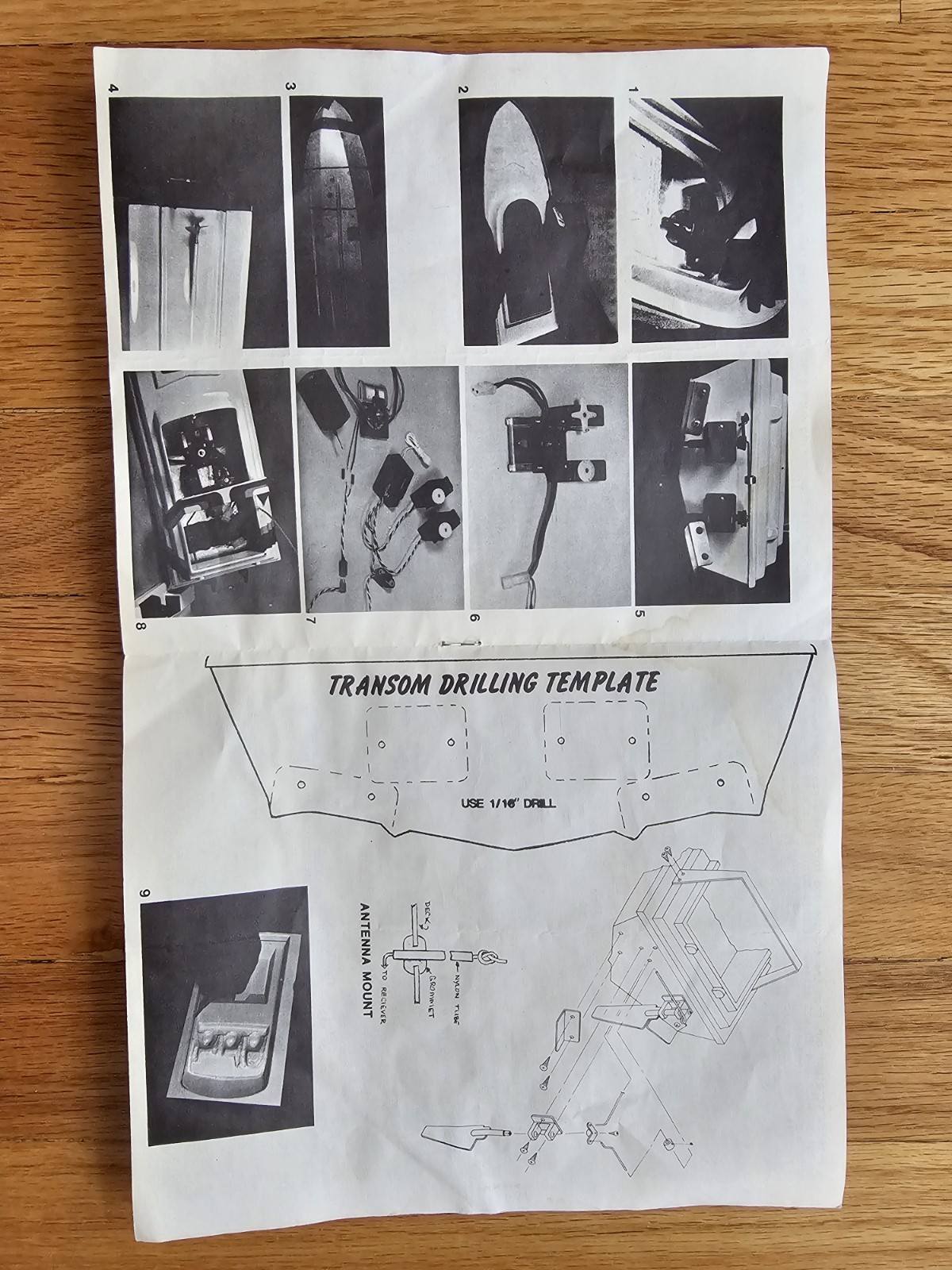Pantera Model Boat Instruction Guide MRP Model Racing Products Speedboat Manual
