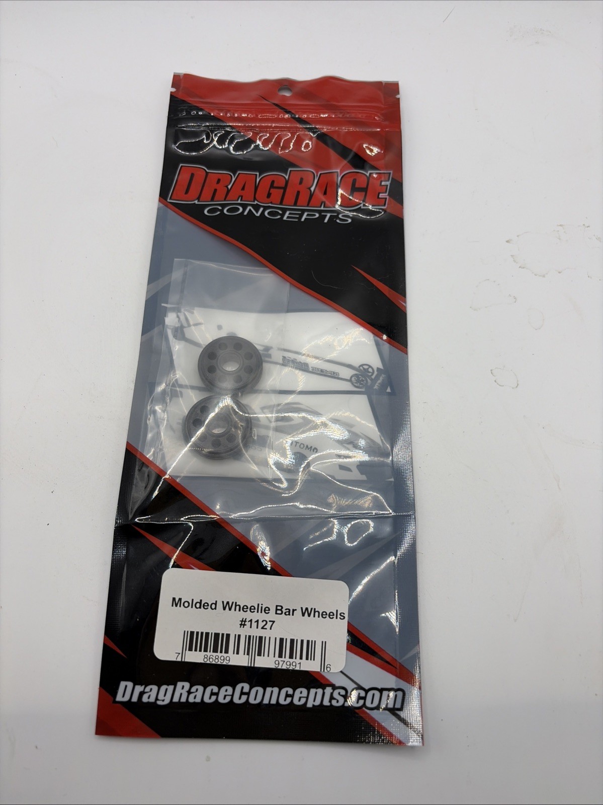 DragRace Concepts Molded Wheelie Bar Wheels (2) [DRC-1127] B29