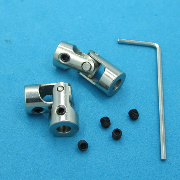 2x Motor Shaft Coupling Universal Joint 2.3 3 3.17 4 5 6mm f RC Car Crawler Boat