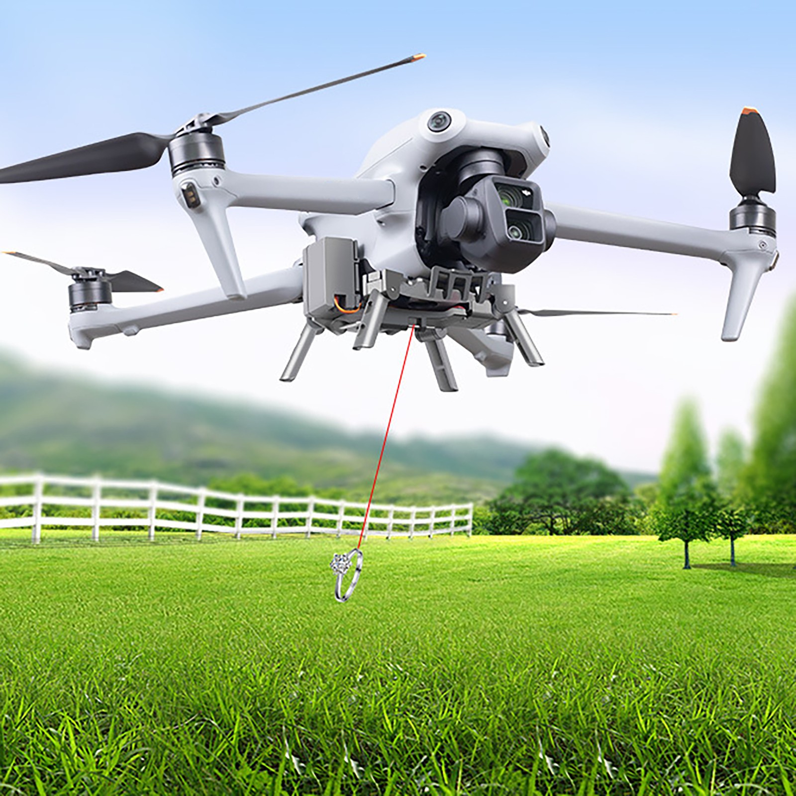 Wedding Air-Dropping System Thrower & Landing Gear Extension Kit For DJI Air 3