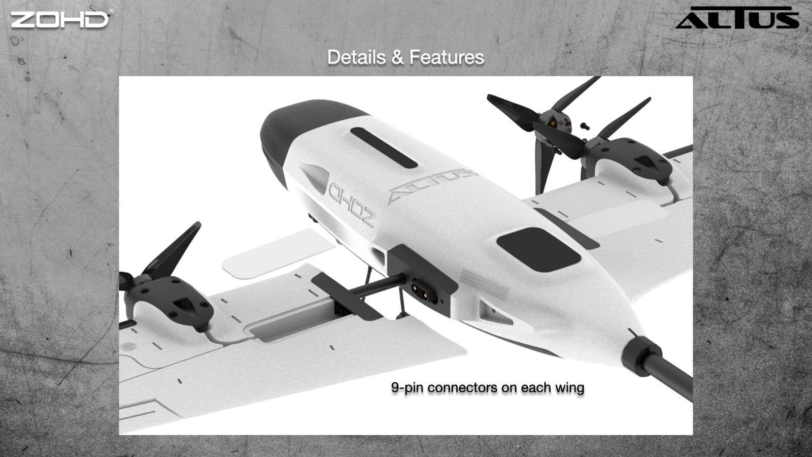 ZOHD Altus 980mm Wingspan Twin Motor V-Tail EPP FPV RC Airplane KIT