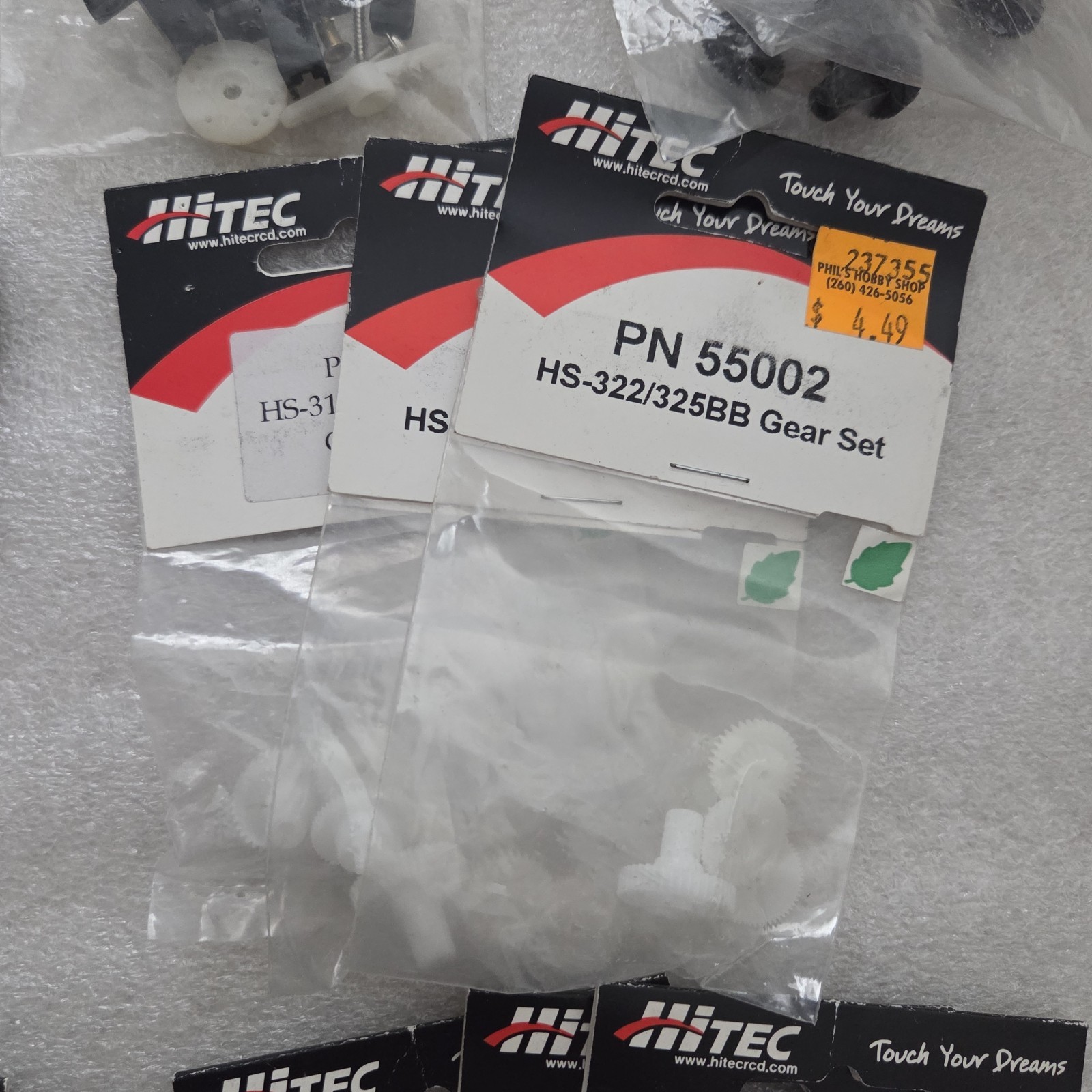 Hitec ~ 28 Item Parts Lot ~ RC Servo Replacement Gears & Arms ~ NIP NOS