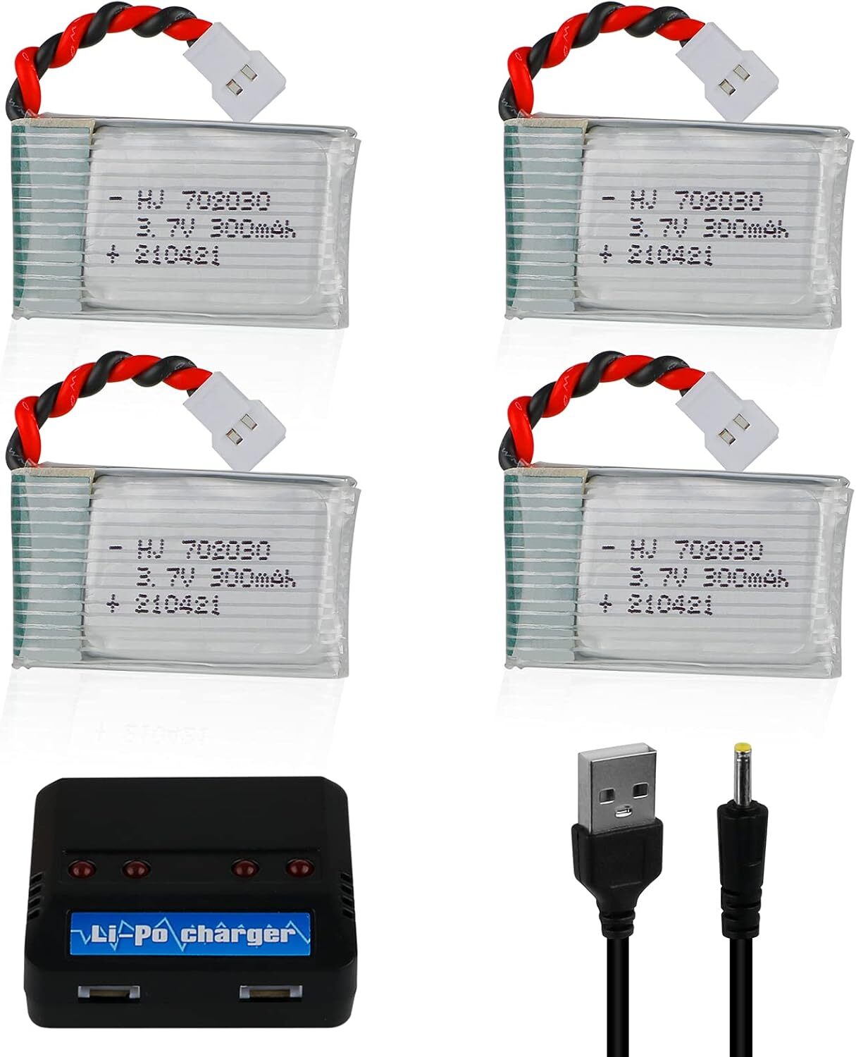 1400mAh 7.4V 25C battery With USB Charger For WLtoys 4WD RC Cars A959-B A969-B