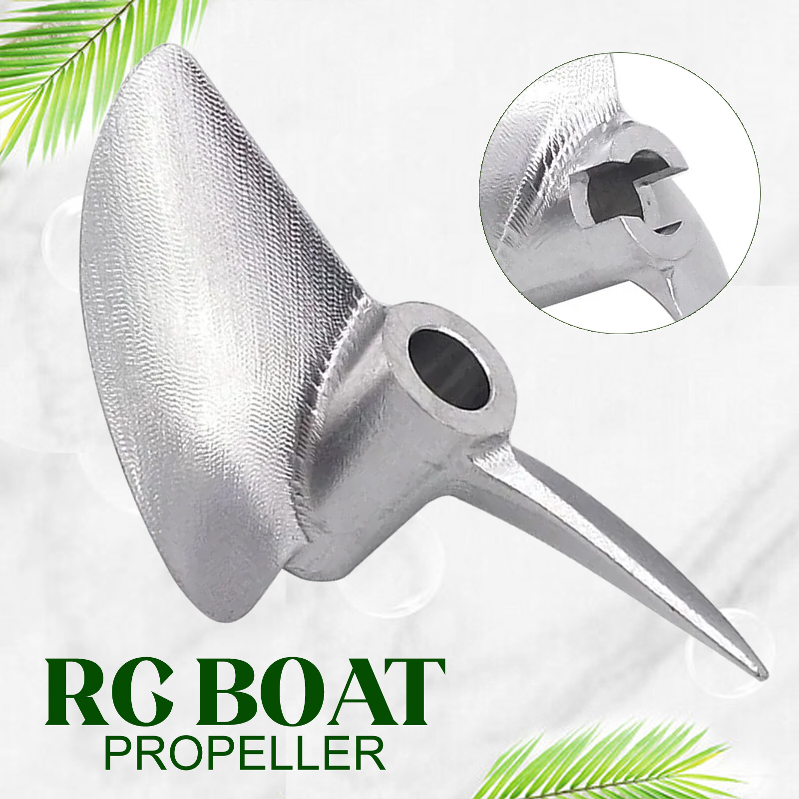 For Spartan M41 RC Boat Propeller 42mm 4.76mm 3/16″ CNC Metal P1.4 Prop