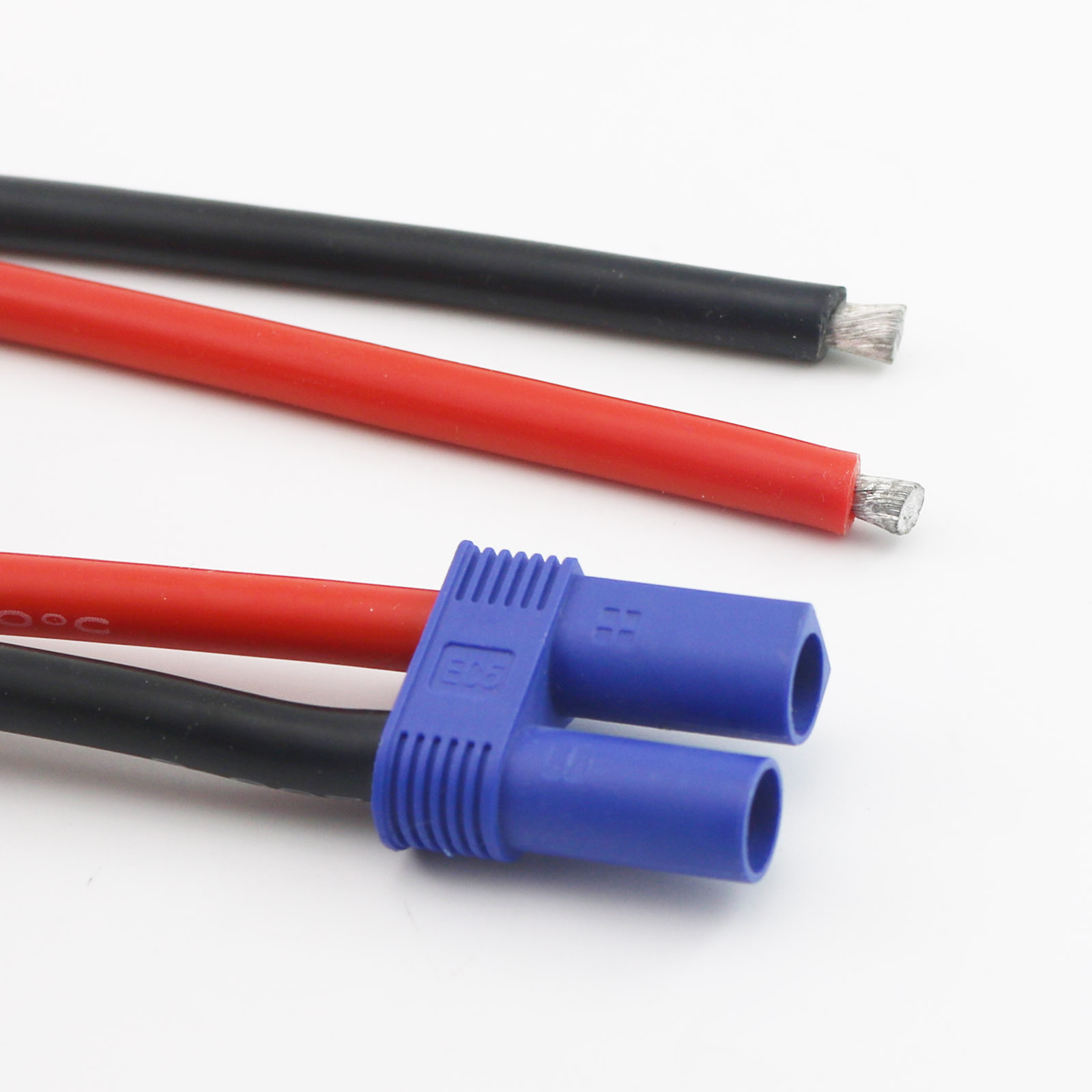 EC5 Female Connector Pigtail Cable 30cm 10AWG Silicone Wire RC Lipo Battery 1FT