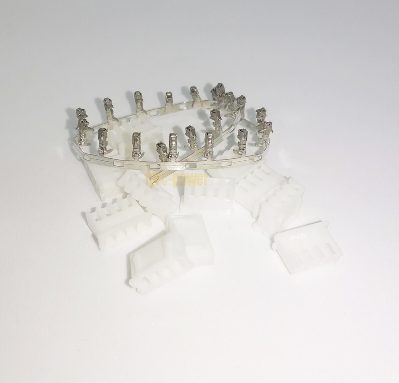 20Pairs Updated Needle House Cover XH 2.54mm 3P 4P Male Female Connector Plugs