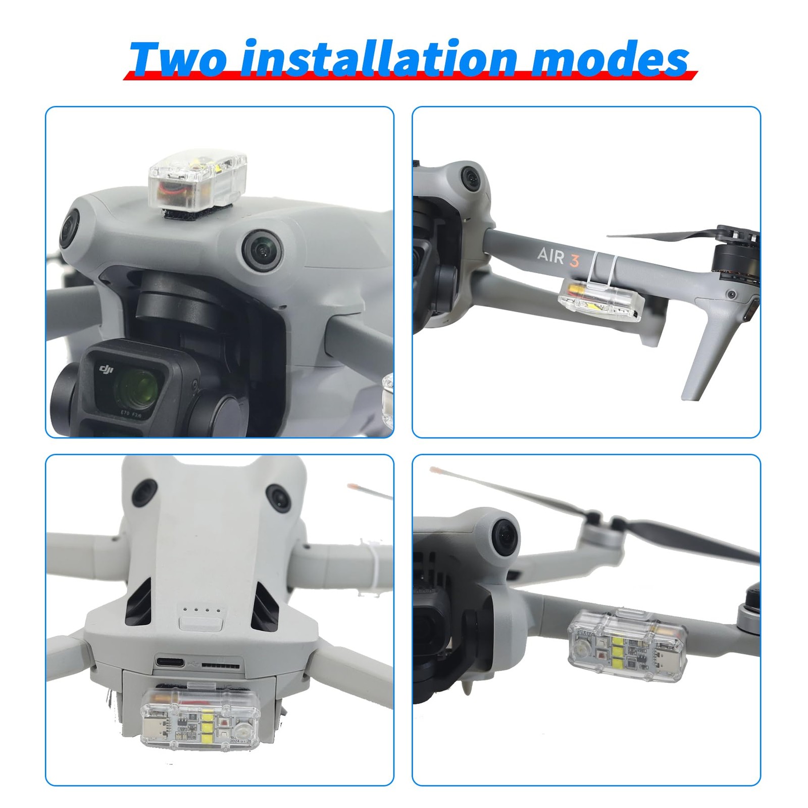 Strobe Light,Night Flying Anti Collision Lights for FAA Drone,LED Flash Lamp for