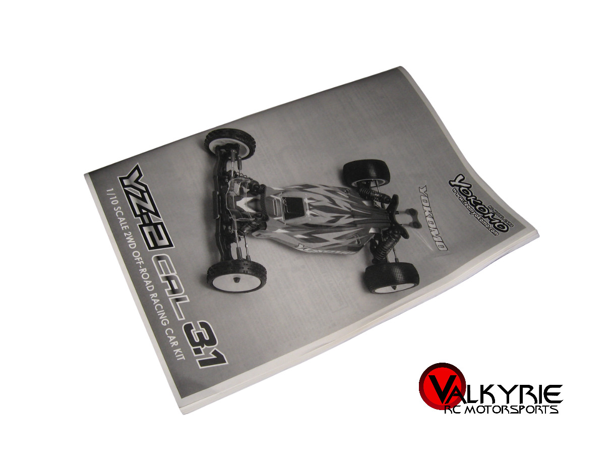 RC Yokomo YZ2 YZ-2 CAL 3.1 Instruction Manual Paper White (1) Used