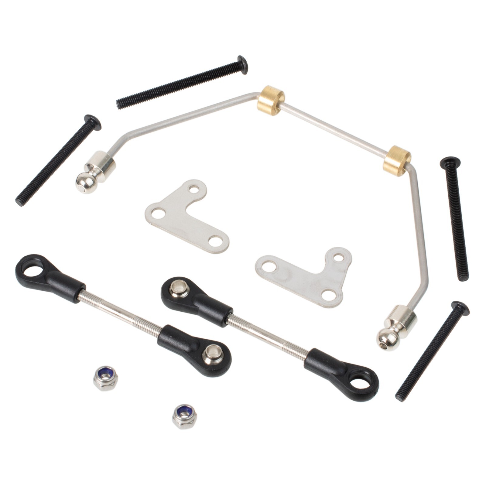 RC Car Rear Stabilizer Rod Set for Tamiya NovaFOX 2WD Off-Road Car Upgrade Parts