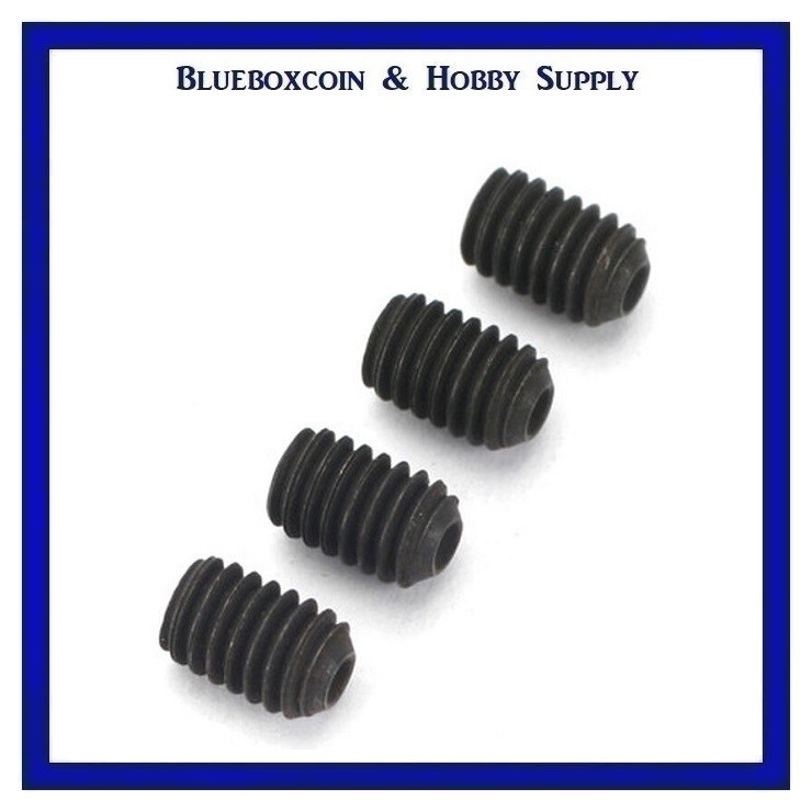 DU-BRO 4MM X 6 SOCKET SET SCREWS ( PACKAGE OF 4 )( CAT. # 2171 )