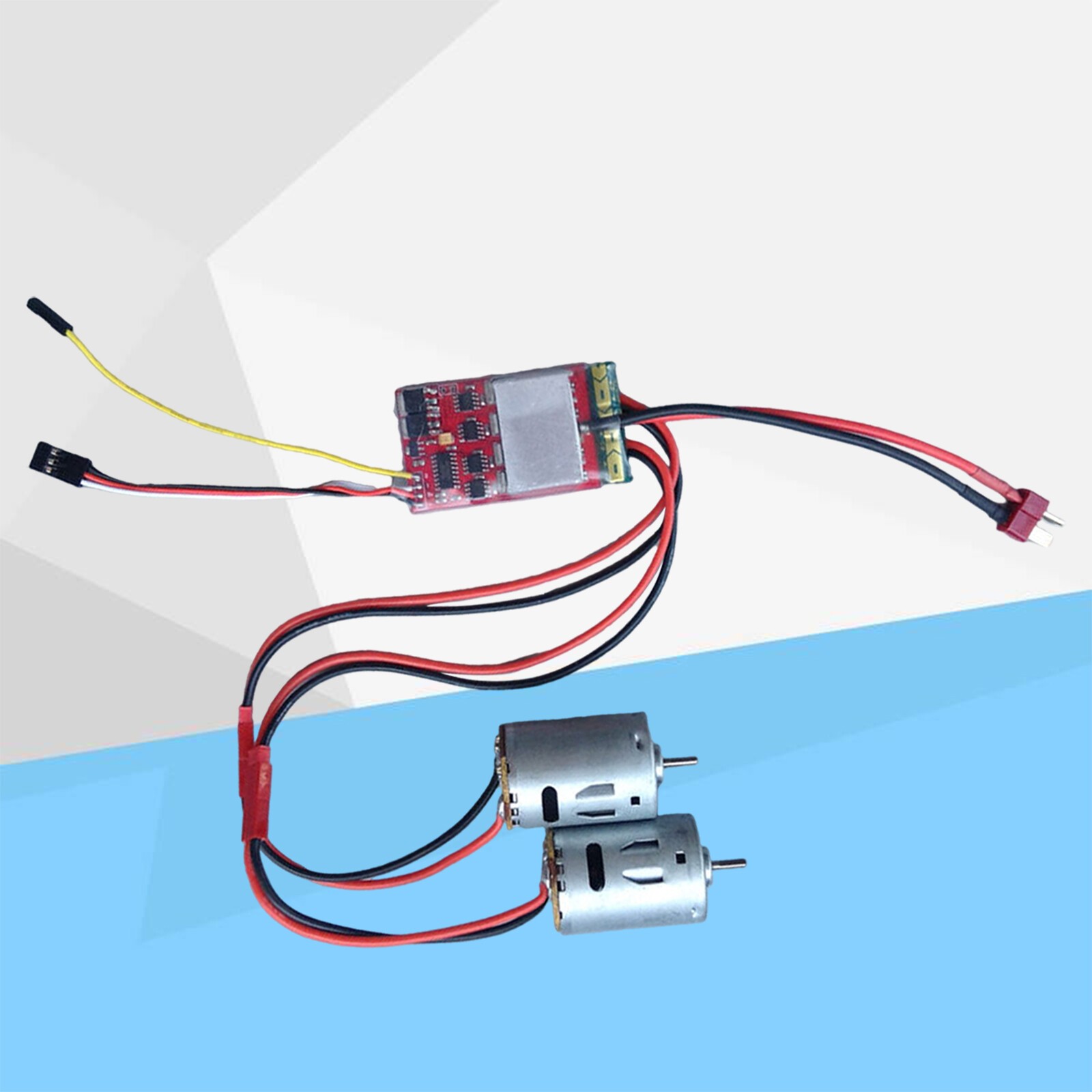 New Two-Way 20A x 2Pcs Brushed ESC Motor Mixed Controller for RC Car Boat Tank