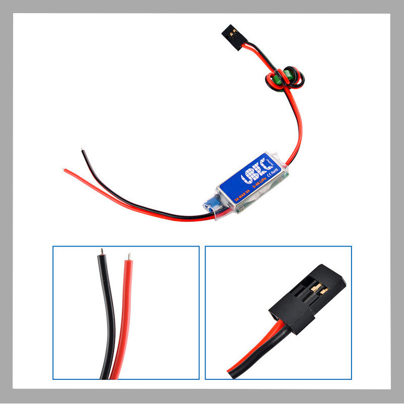HobbyWing 3A UBEC 5A Max 5-9v w/ RF Noise Reduction RC Output BEC