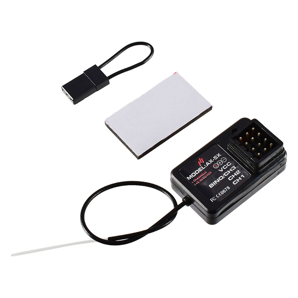 AUSTAR RC Transmitter and Receiver 2.4G 3CH 4CH 6CH for 1/10 1/8 Crawler TRX4