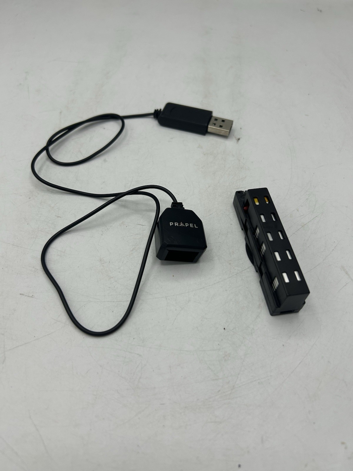 Propel SNAP 2.0 Camera Drone Battery Pack + USB Charger CT-2010 RC LiPo 3.7V