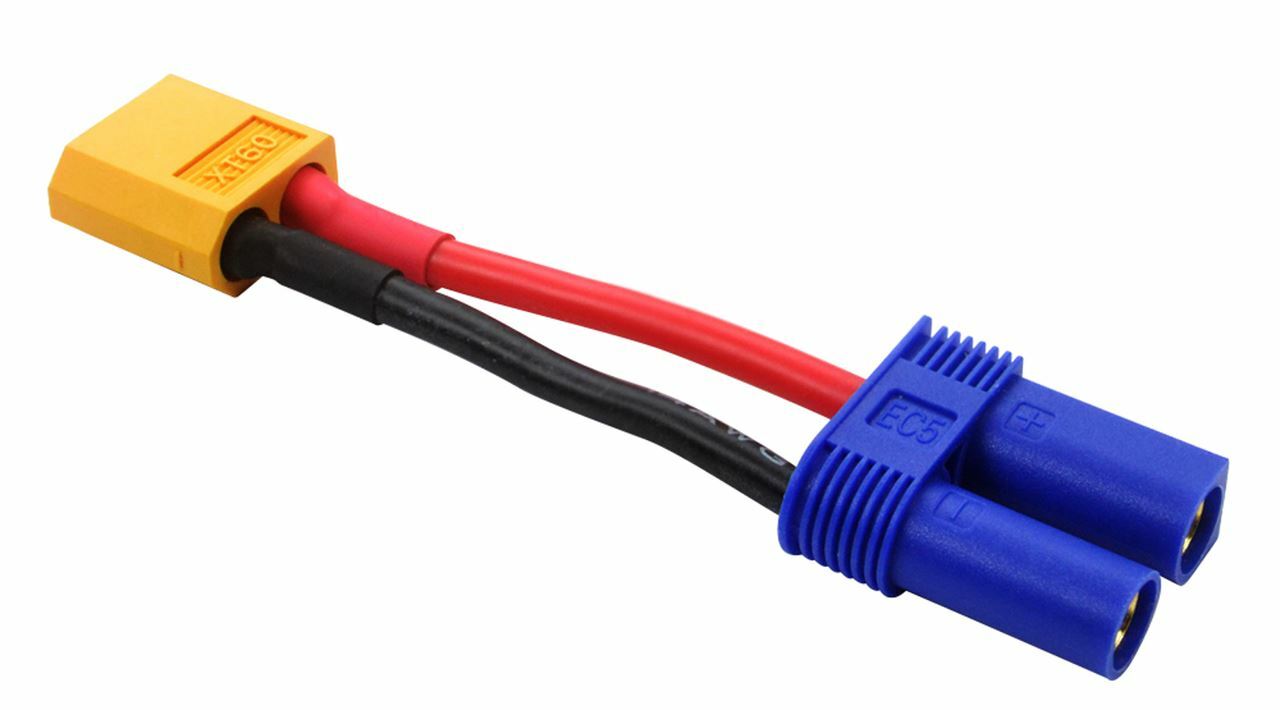 Common Sense RC EC5 Female to XT60 Male Conversion Adapter