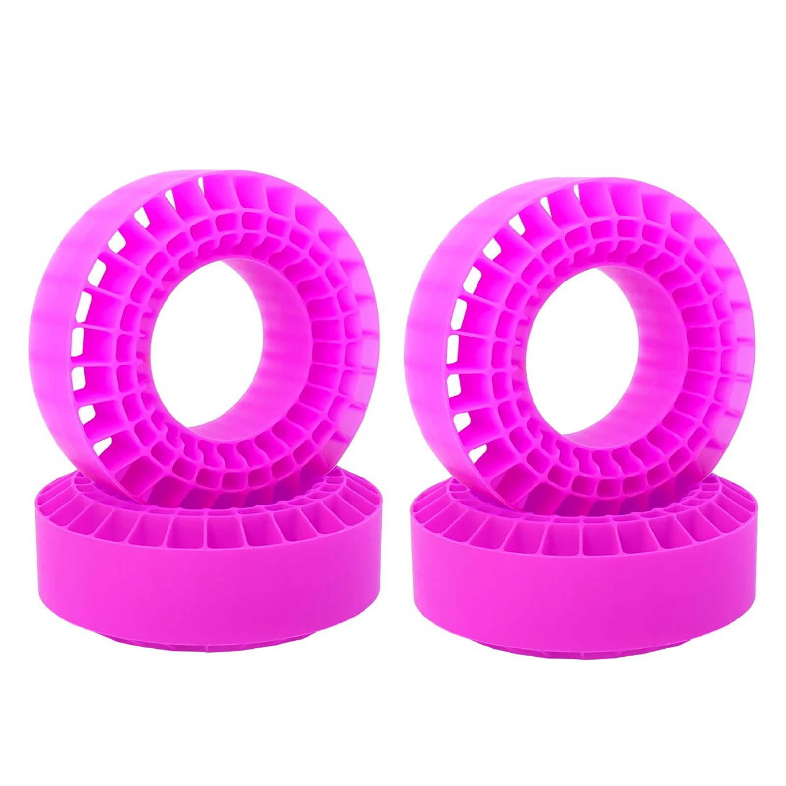 4* Silicone Rubber Tire Inserts for 1/10 RC Crawler 110-115mm 1.9″ Tires Purple