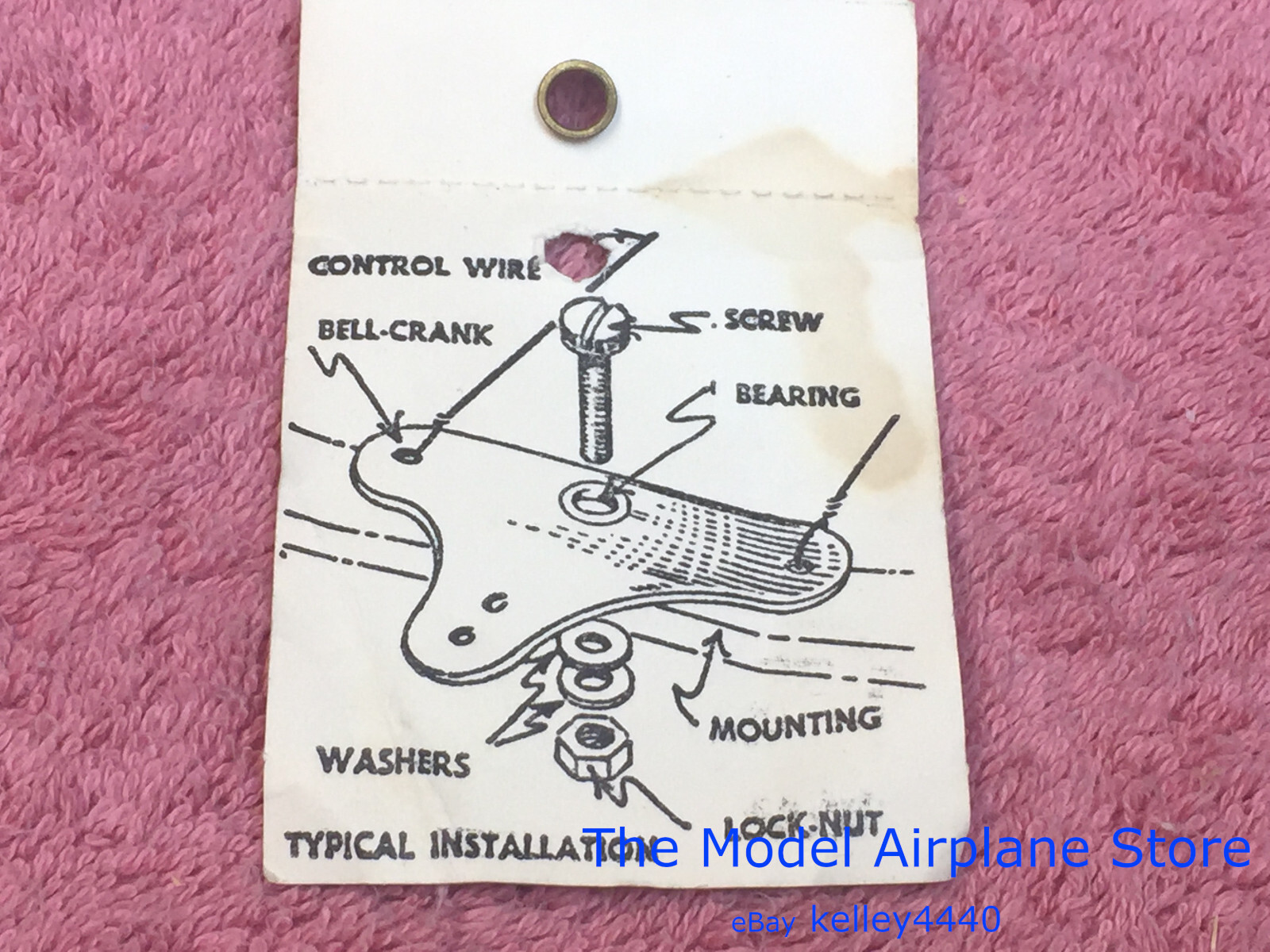 4 – Perfect Brand 1/2 A Bell Cranks # 233 for Gas Model Control Line Airplanes