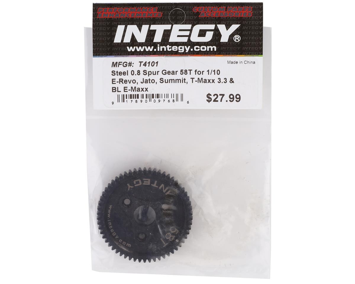 Team Integy Steel Mod 0.8 Spur Gear for Traxxas T-Maxx/Jato (58T) [INTT4101]