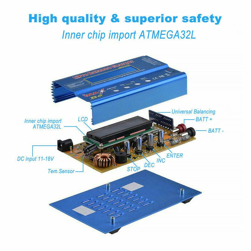 Battery Charger iMAX B6 80W Lipo NiMh Li-ion Ni-Cd Digital RC Balance Charger