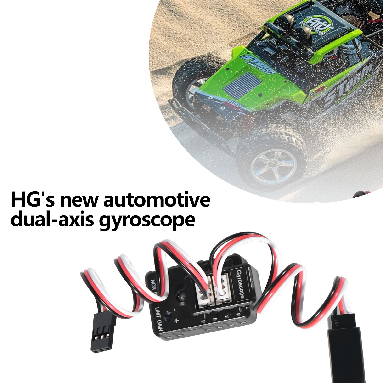 Dual-Axis Gyroscope Vehicle Auto Stability Control Module for RC Drift Cars Boat