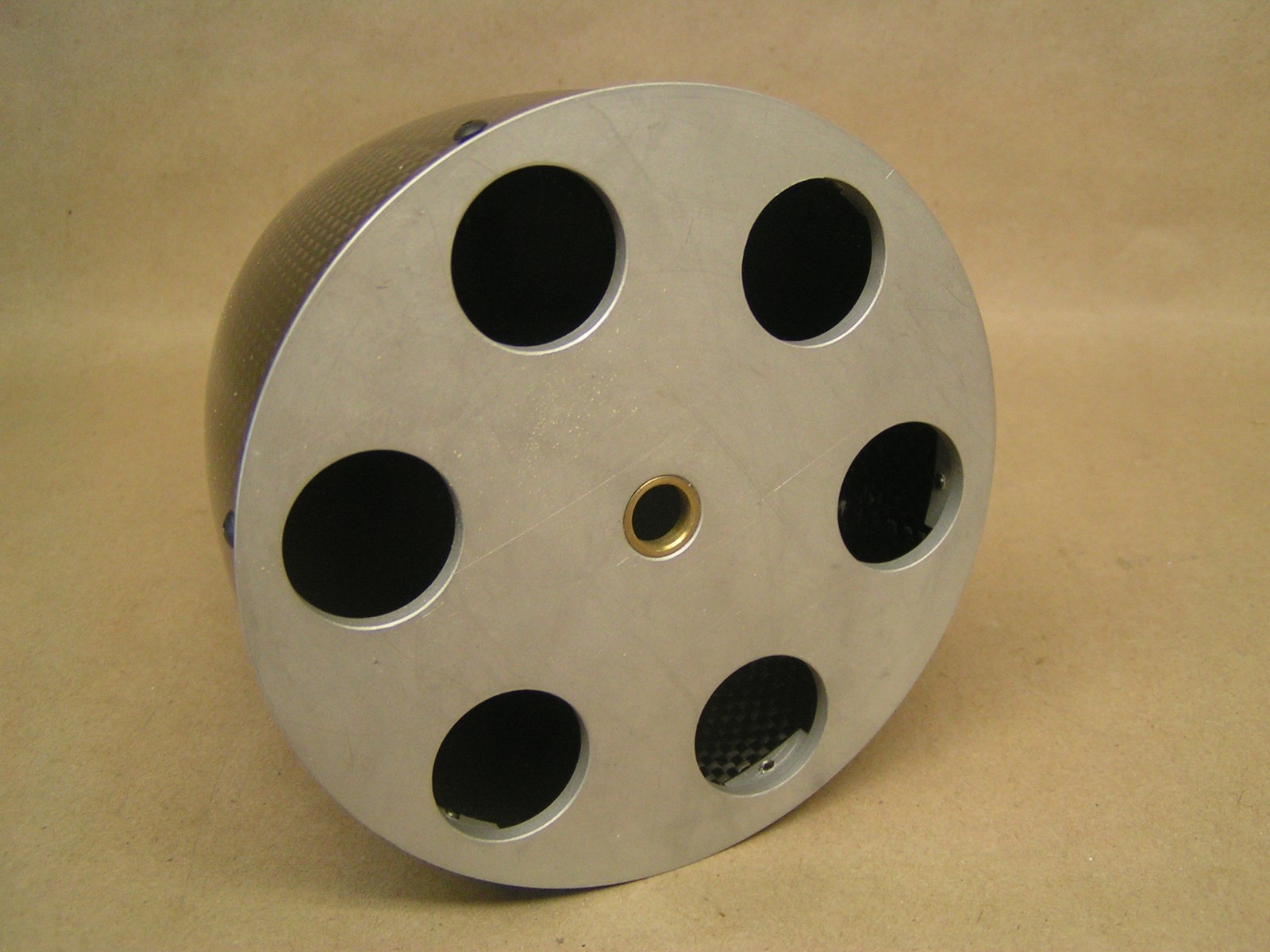 NEW 6″ Carbon Fiber R/C Airplane Prop Spinner, w/ aluminum back plate, UNCUT