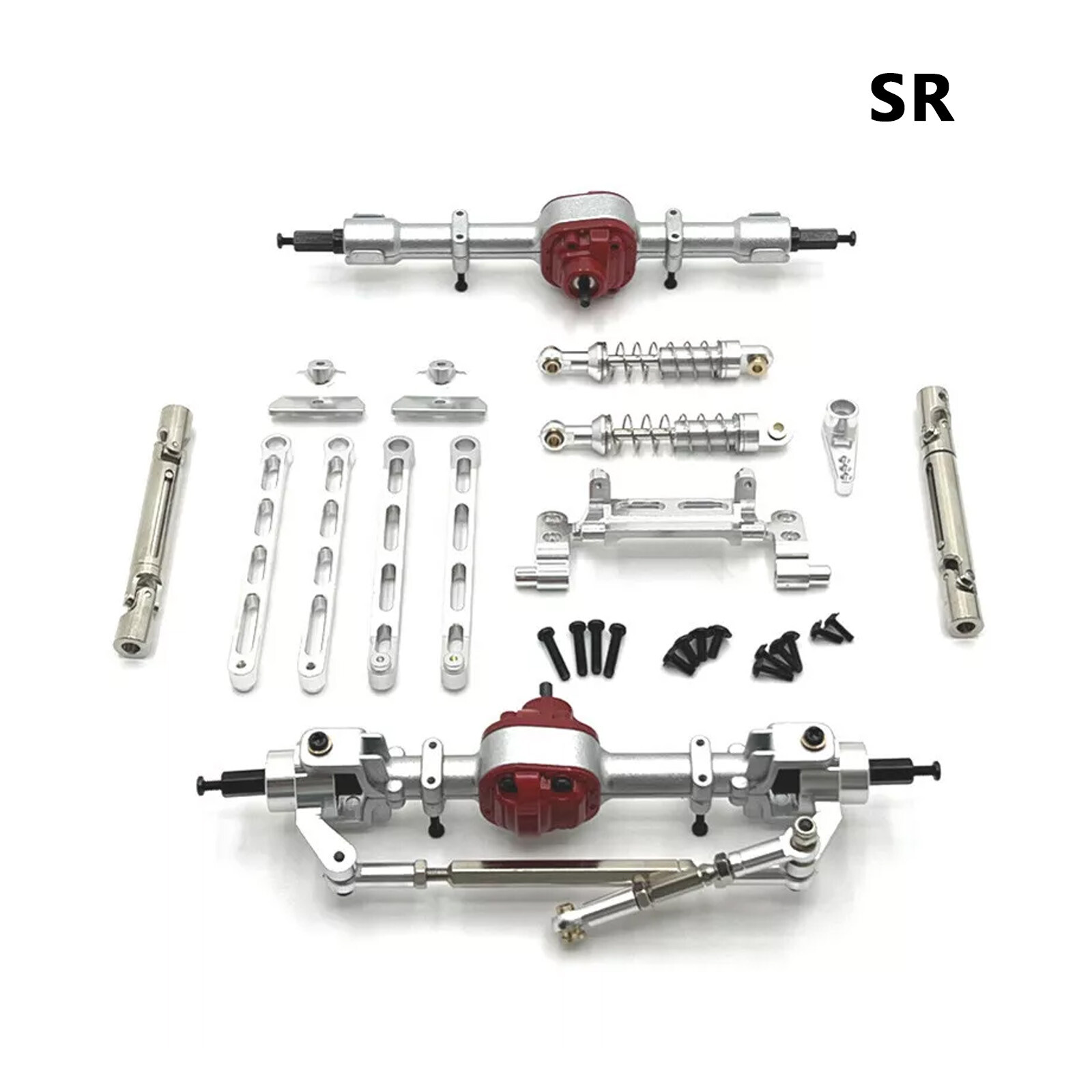 For 1/12 MN82 LC79 MN78 RC Upgrade Parts Full Car Metal Assembly Kit Replacement