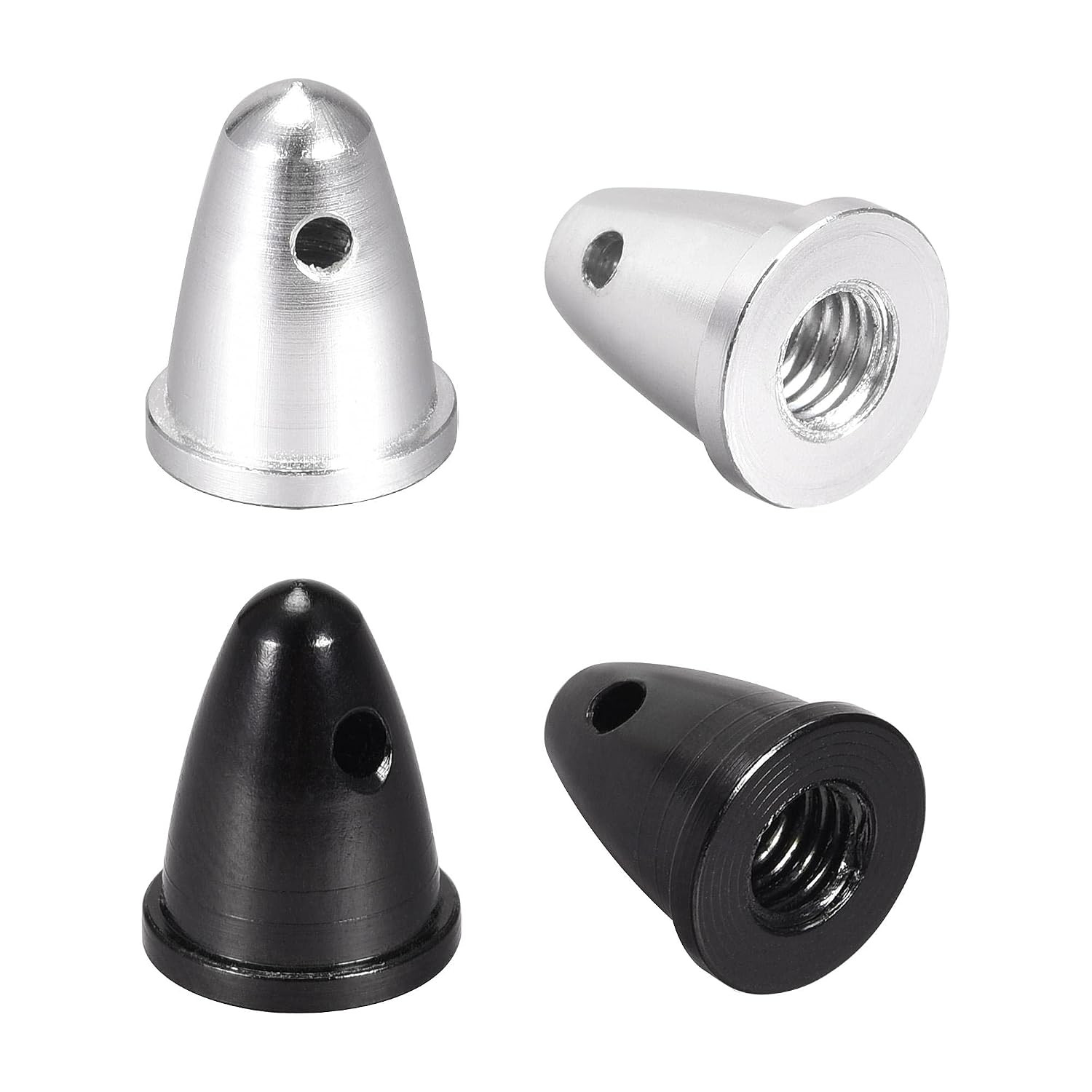 4Pcs M5X10 Motor Propeller M5 Cap Nut Prop round Clamp Fixed Adapter for 1806 22