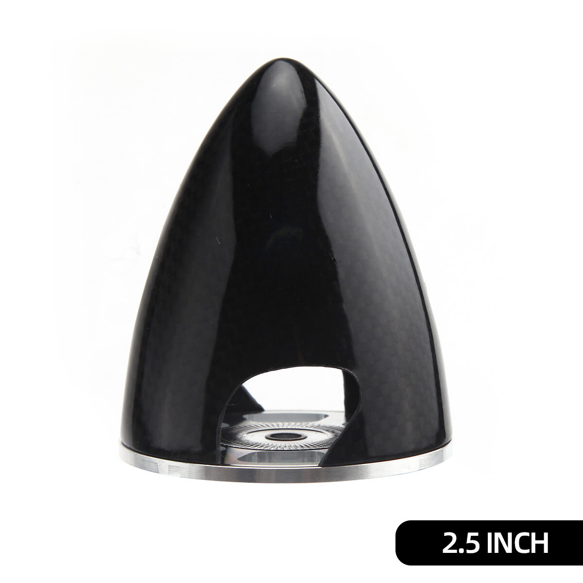 2 Blade 2.5inch Carbon fiber Spinner W/Aluminum Backplate Electric Plane FM