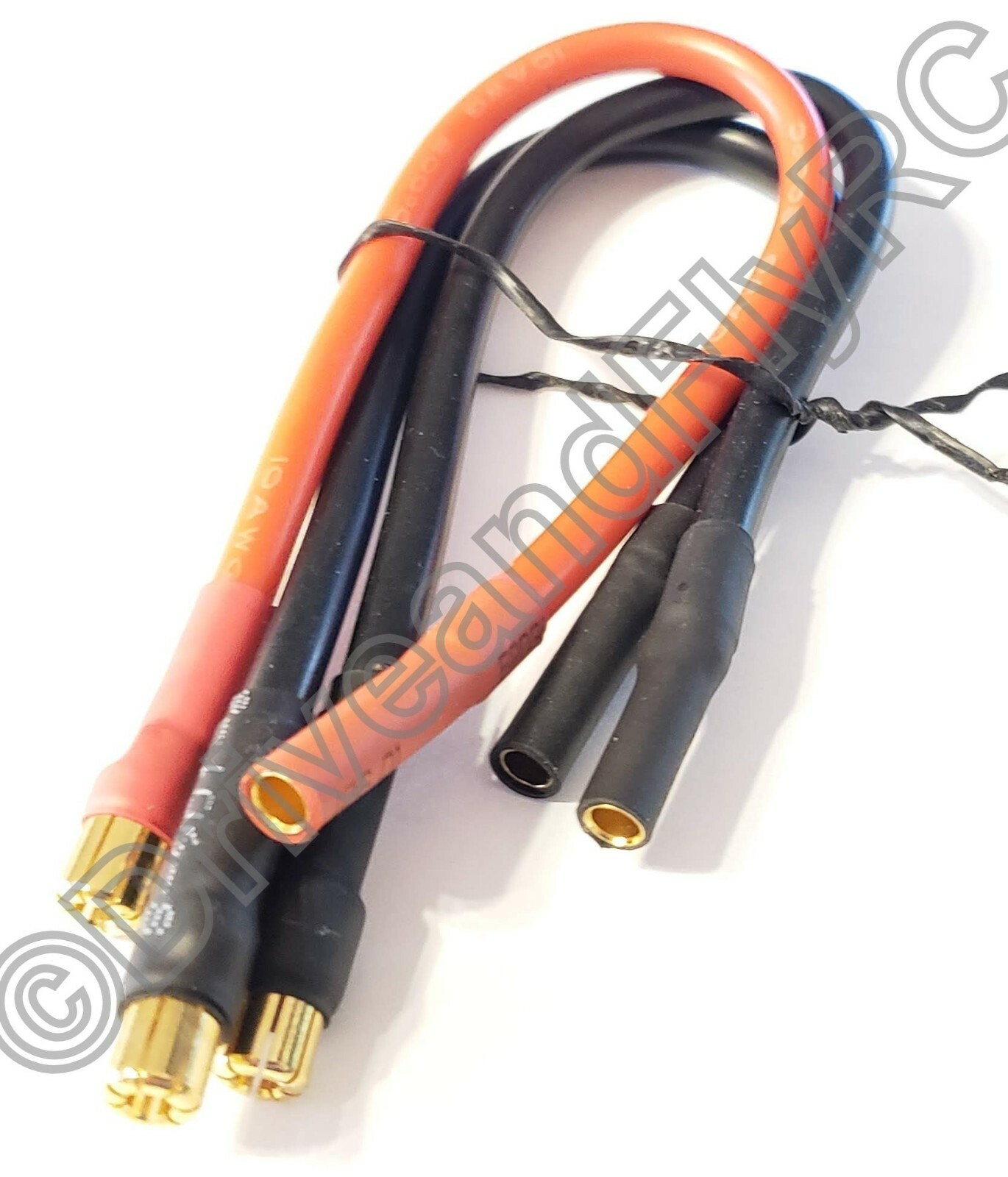 4mm Female to 6.5mm Male 10 AWG Silicon Wire Castle Mambo ESC Extension 8 Inches