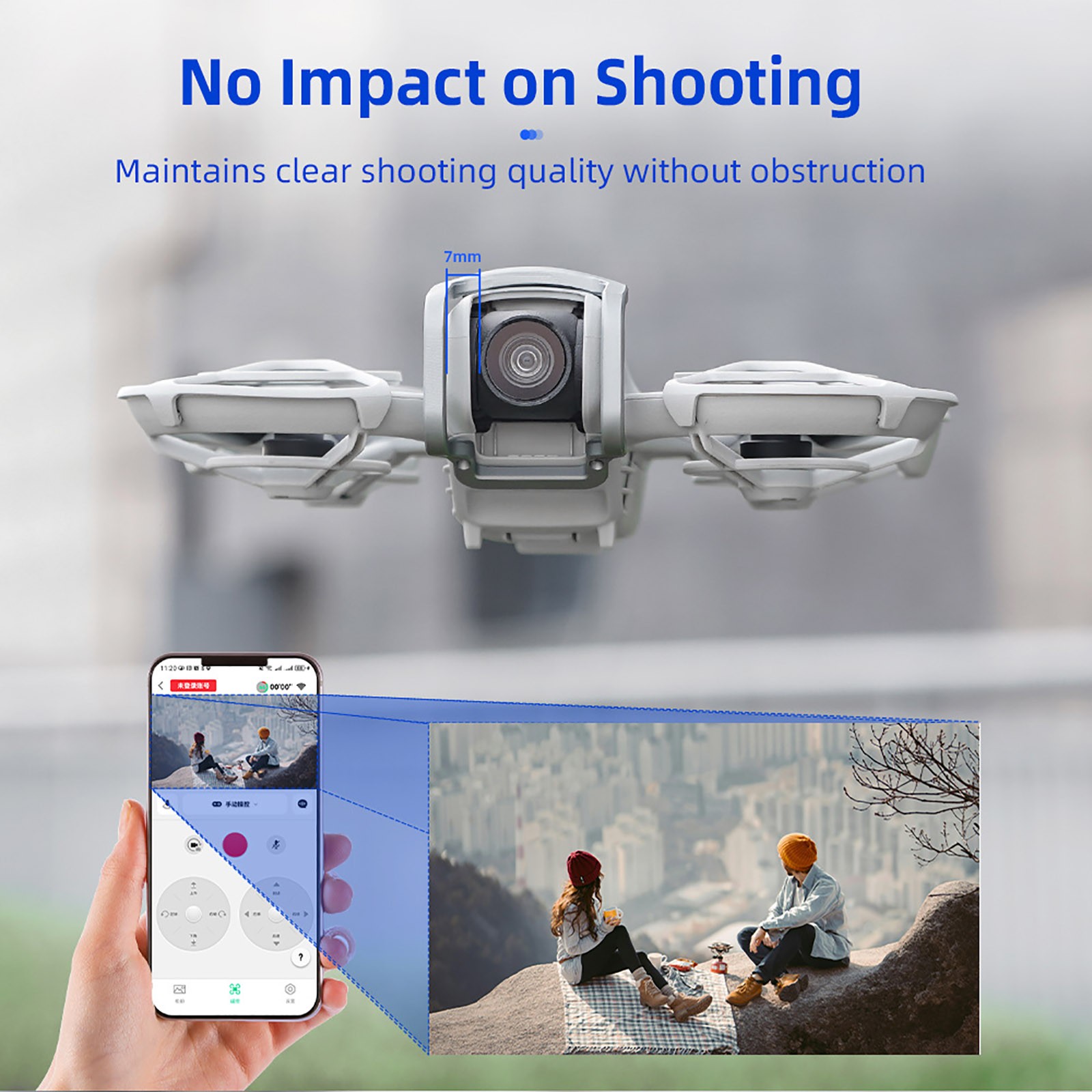 Gimbal Camera Lens Alloy Anti-collision Protector Bar Bumper For DJI NEO Drone