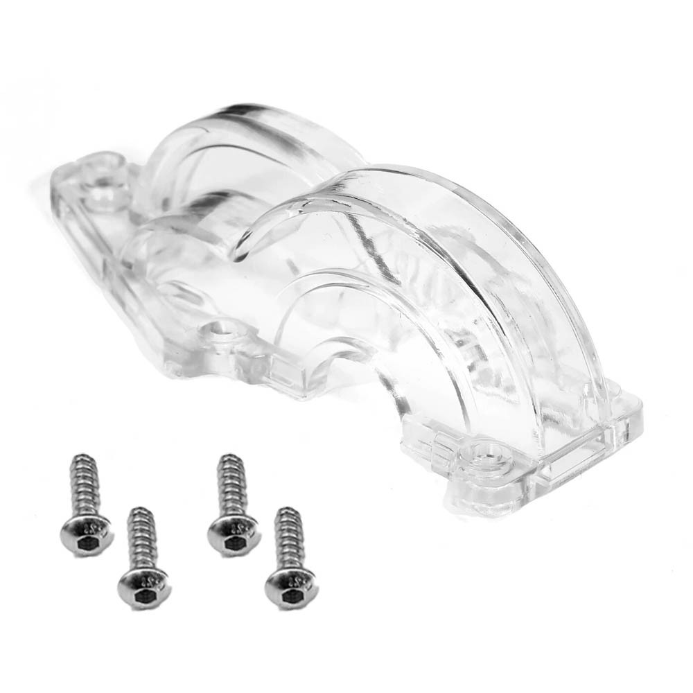 1/10 RC Car Transparent PC Large Gear Cover For TAMIYA TT02 USA