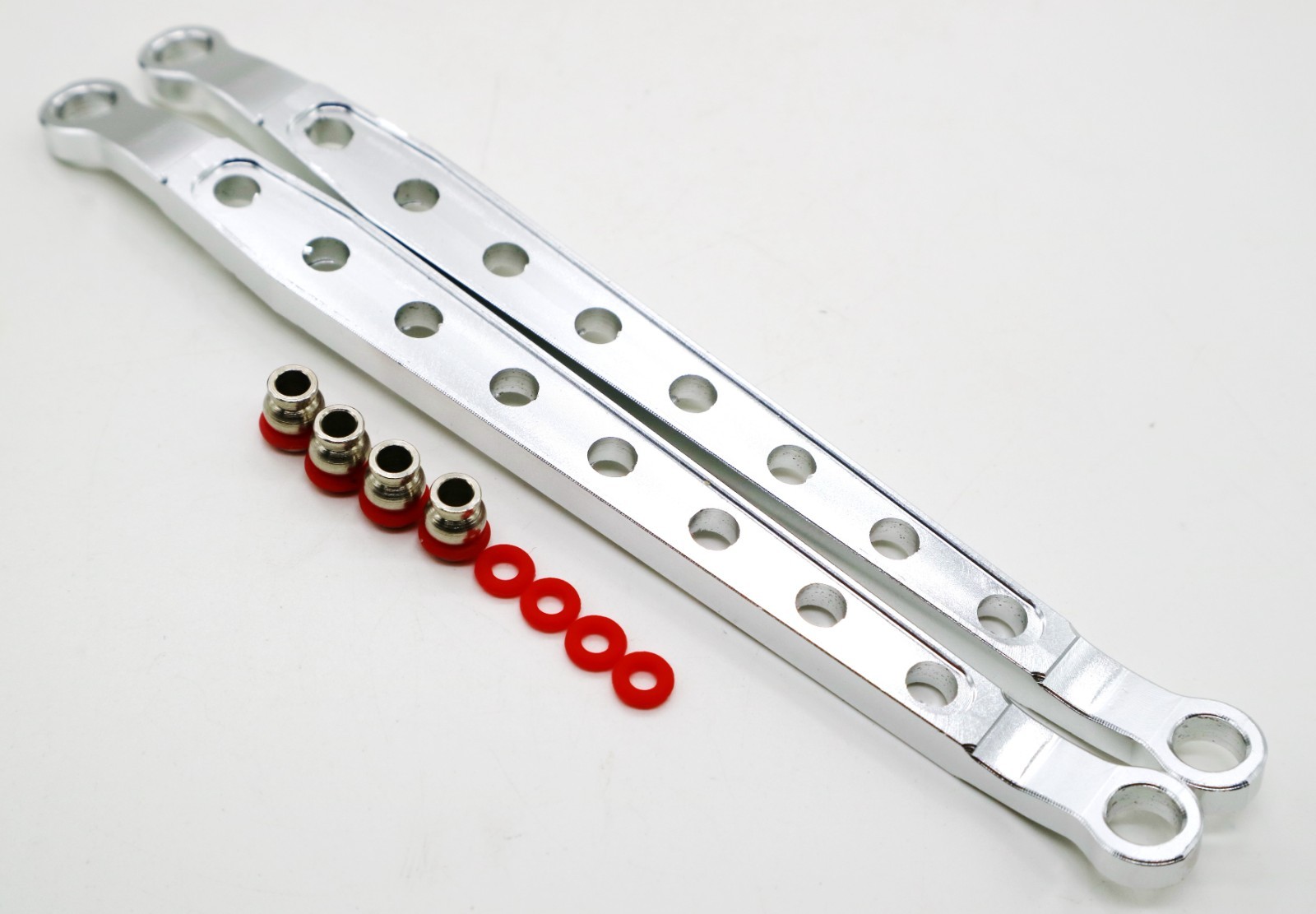 Aluminum Upgrade Parts Fit 1/10 Rc AXIAL Jeep Wraith AX90056 Crawler Car silver