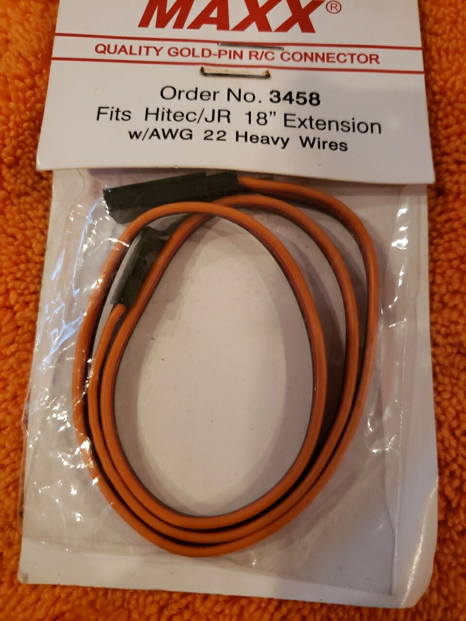 Maxx products – MPI Hitec, JR 18″ Extension – AWG 22 heavy Wire – New!