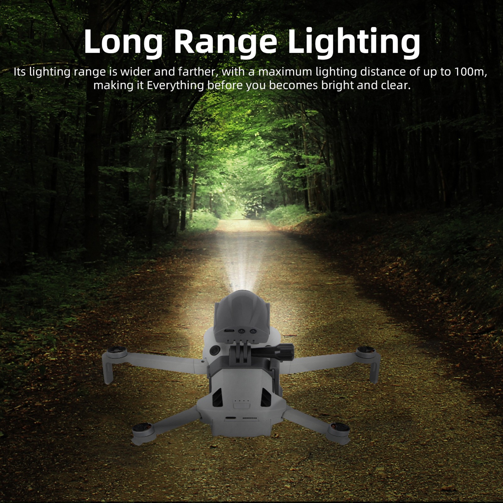 Drone Searchlight Flight Light Lamp Accessories For For DJI Mini 4 Pro/Air 3