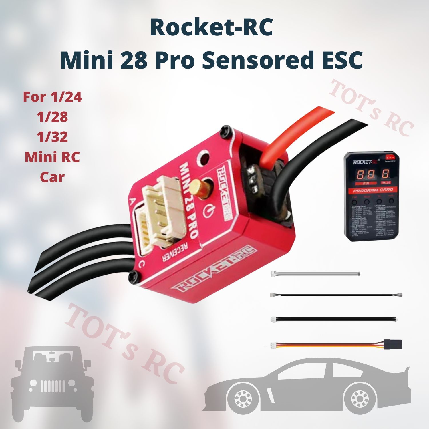 Surpass Hobby Rocket-RC Mini 28 Pro 1/24 1/28 Scale RC Cars/Crawl Drift Mini Z