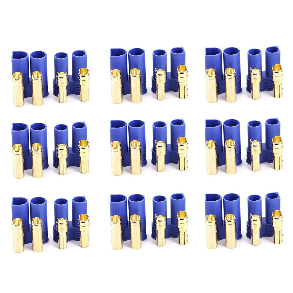 20 Pairs- For EC5 Device Connector Plug For RC Car Plane Helicopter Battery Lipo