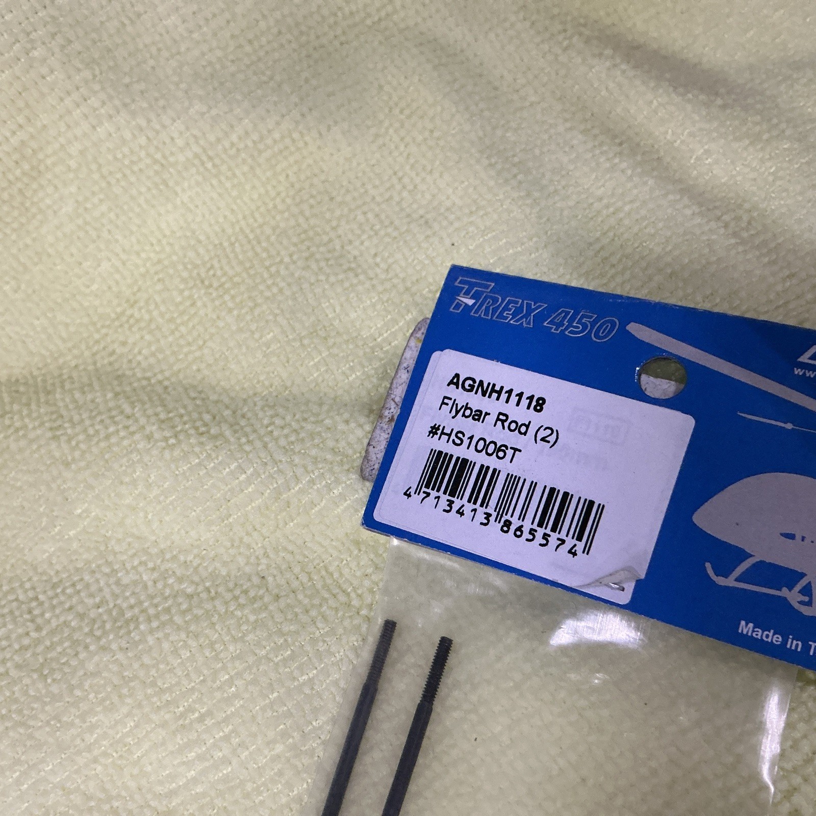 ALIGN – Flybar Rods/ 190mm TRex 450 – Model RC Helicopter Part HS1006T Pack of 2