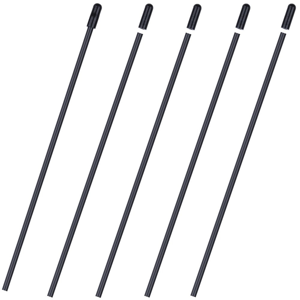 5PCS HobbyPark Plastic Antenna Tube with Cap Black for RC Remote Control