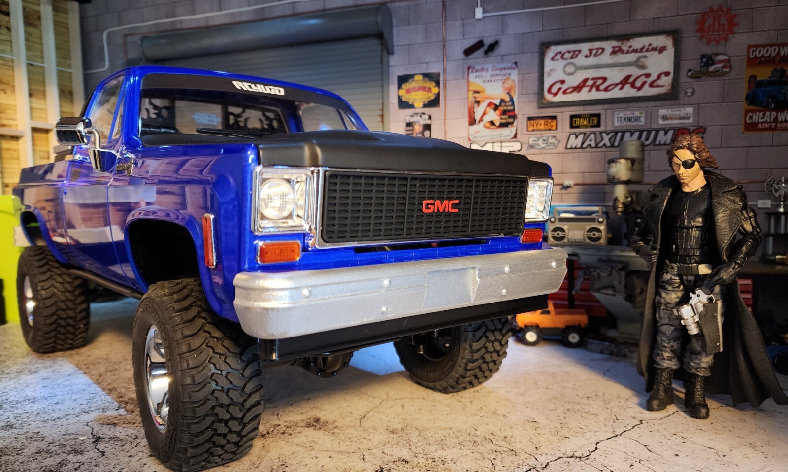 ECB 3D Printing Front Stock Bumper for RC4WD K10 & Blazer