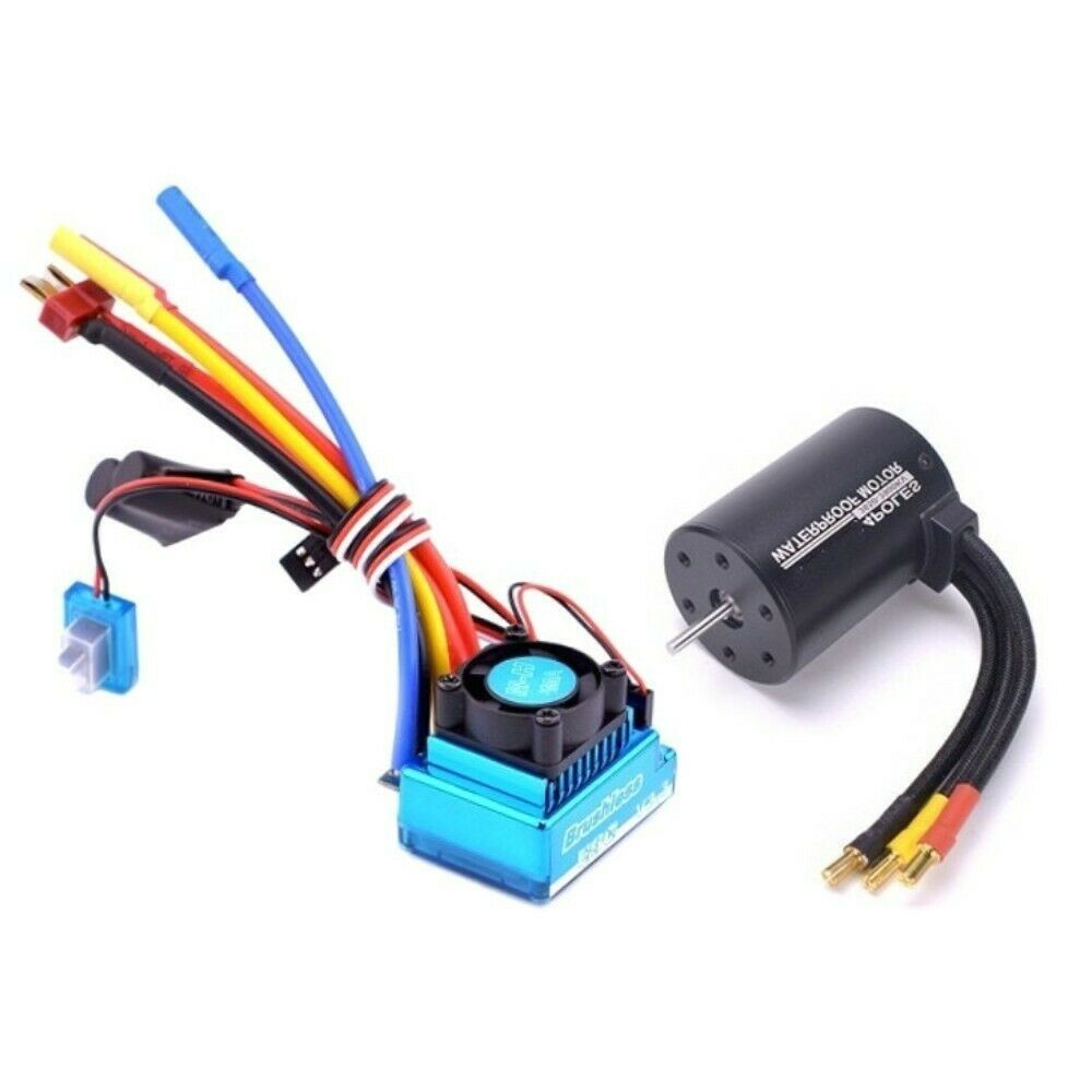 Brushless Motor+120A Waterproof Brushless Esc DIY Part For HSP HPI 1/10 RC Car
