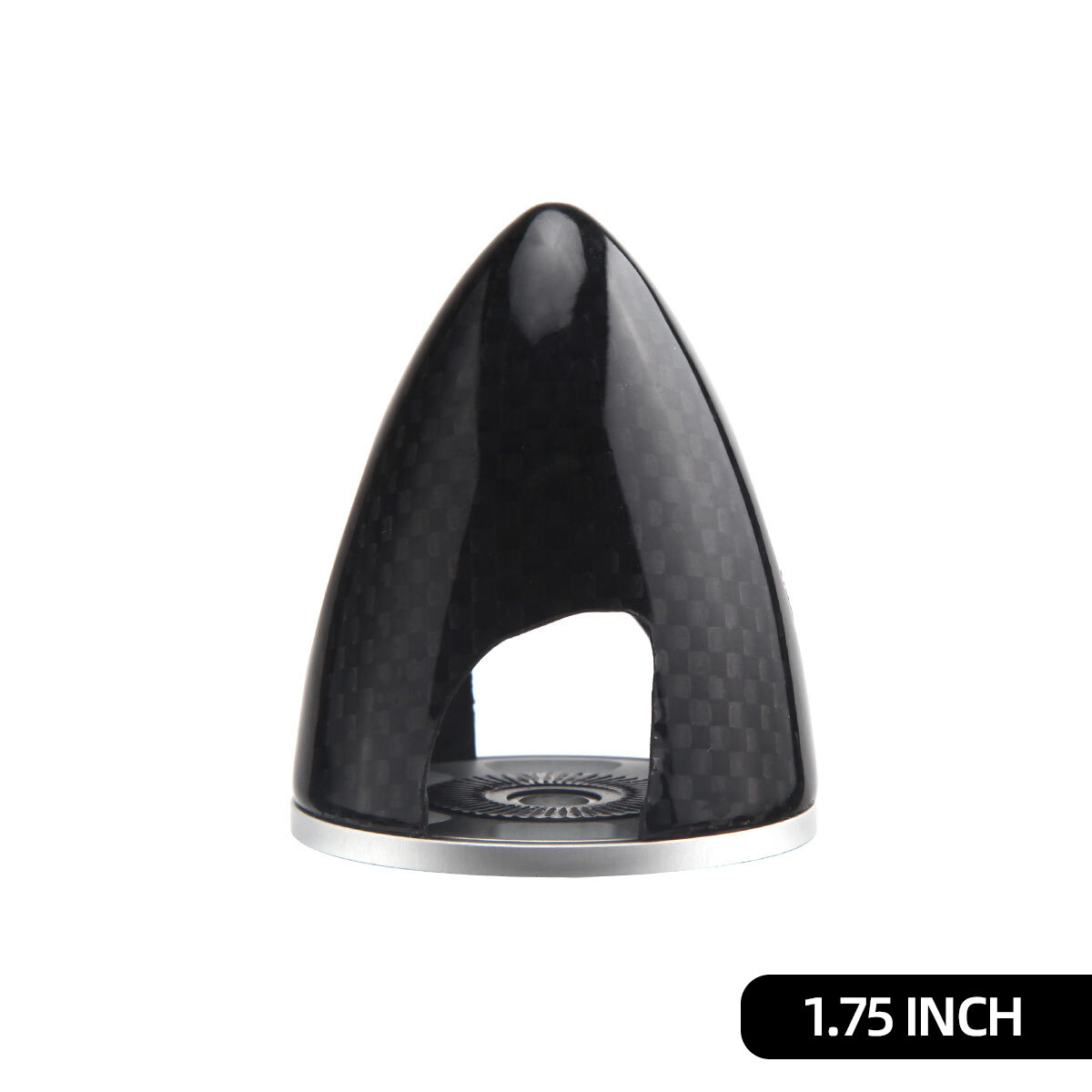 2 Blade 1.75inch Carbon Fiber Spinner W/Aluminum Backplate Electric Plane FM