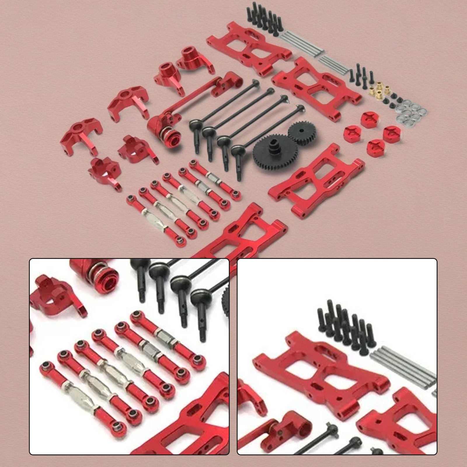 Metal Upgrade Parts For Wltoys 124016/124017/124018 124019/144010/144001/14400q6