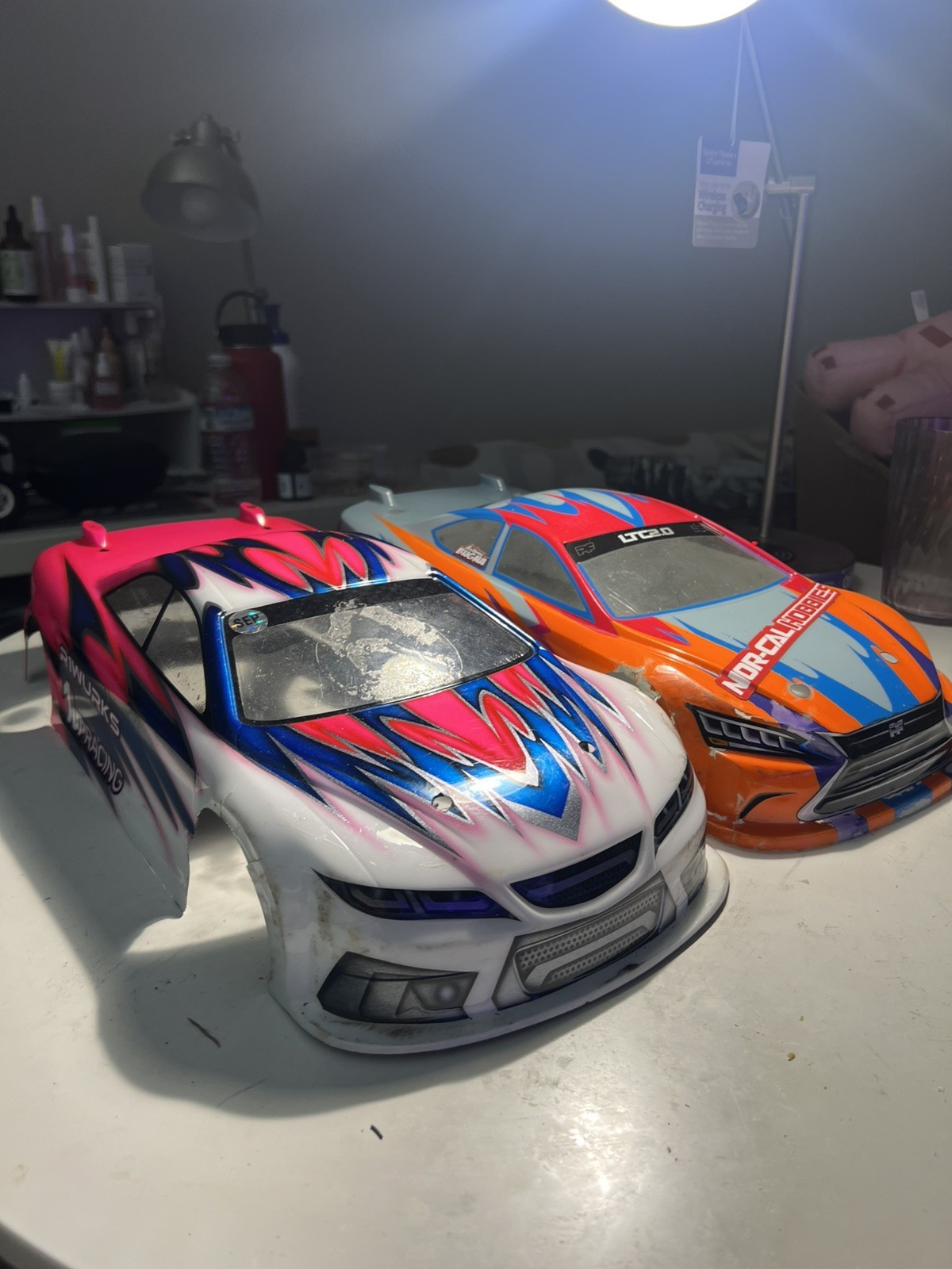 Custom painted touring car body x 2 X-ray t4 2018