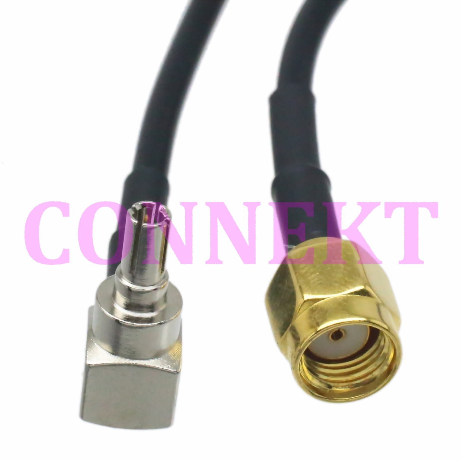 CRC9 male right angle to RP-SMA male jack RG174 cable RF pigtail for 3G modem