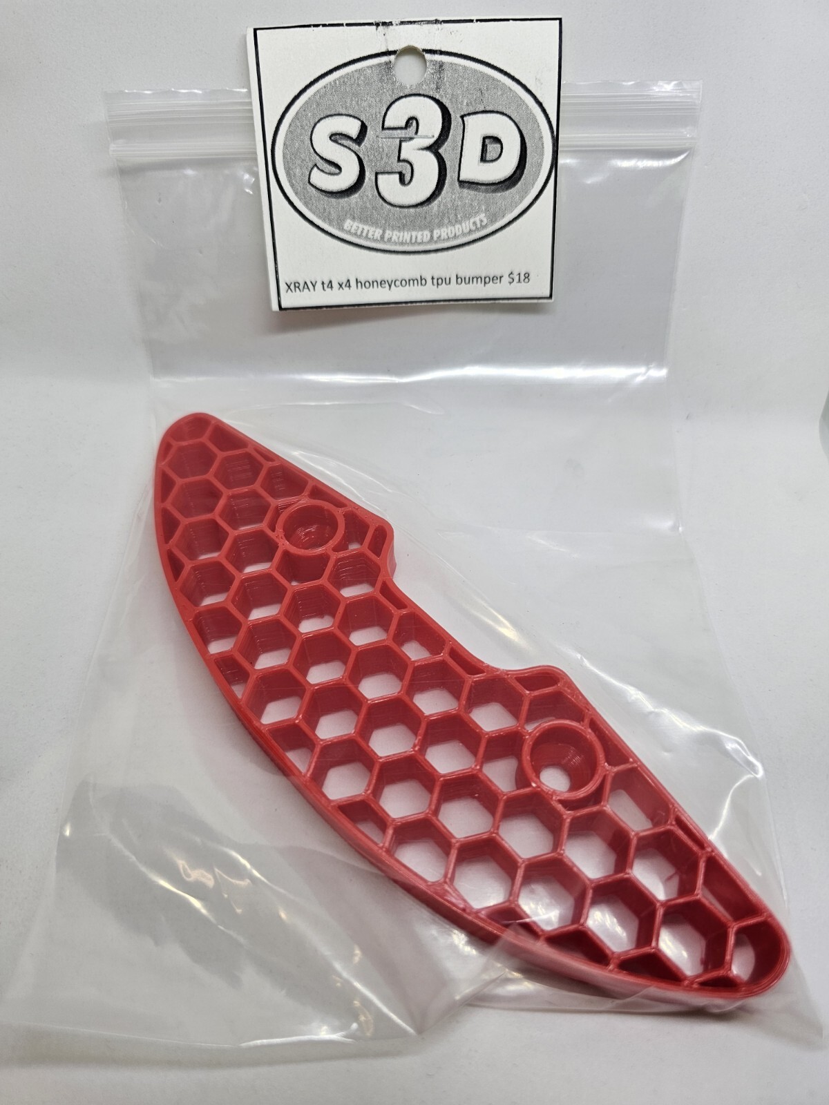 Honeycomb Bumper For Xray T4 X4 Touring Car 1:10 Scale Usgt Spec Mod Rc