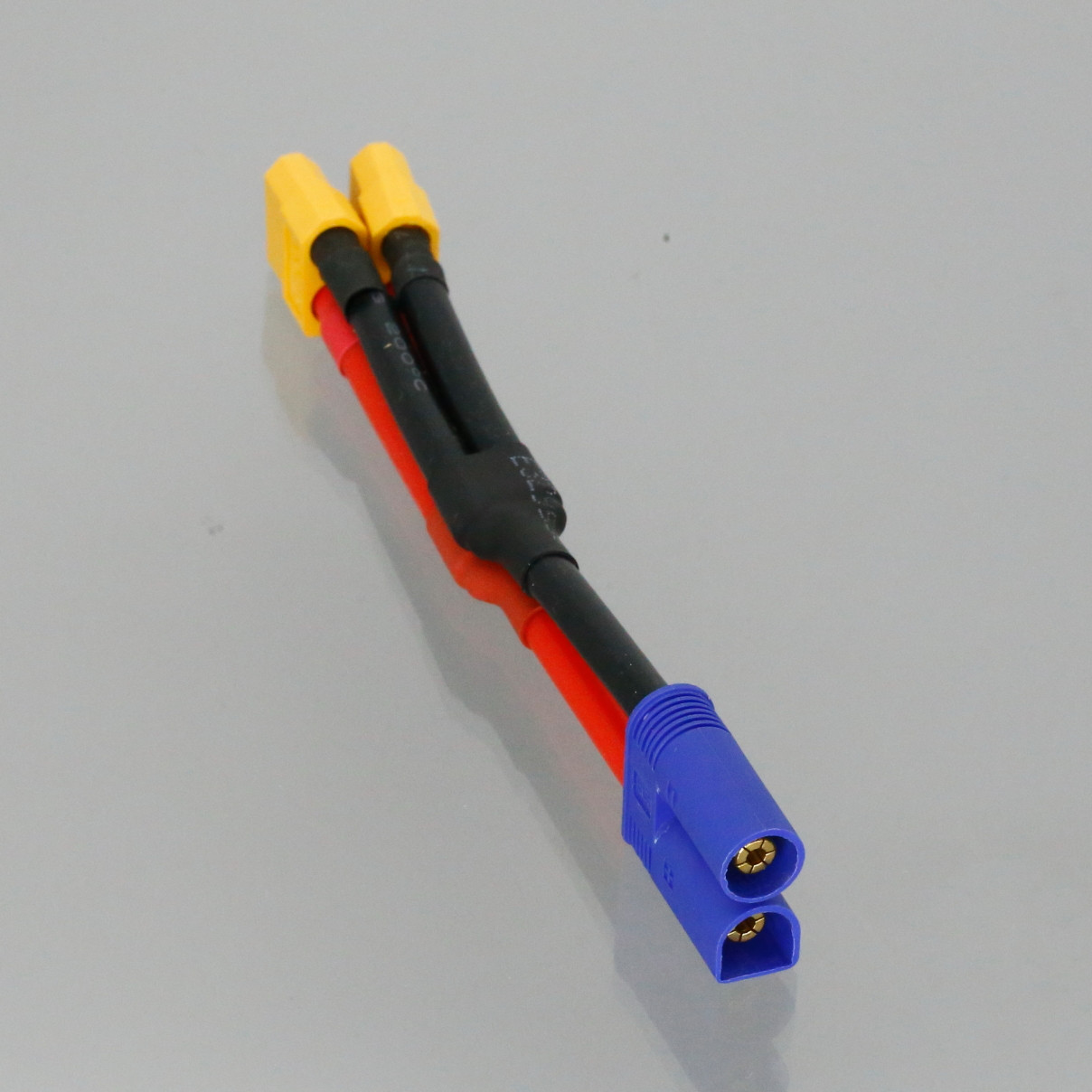 Parallel Wire EC5 1x Male to 2x Female XT60 10AWG 5+5CM Y Cable Keeps Voltage