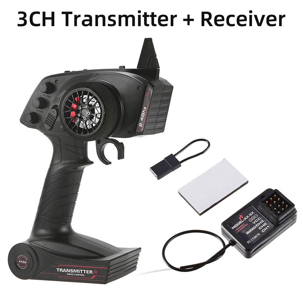 AUSTAR RC Transmitter Receiver 2.4G 3CH 4CH 6CH Kit for RC 1/10 1/8 Car